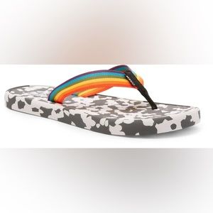🌈 NWT REI Co-op Recycled Wide-Strap Flip-Flops - Pride Edition Mens 9